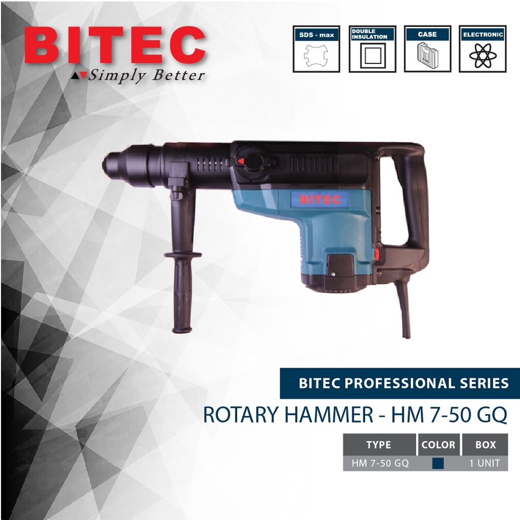 BITEC - MESIN BOR BETON PROFESSIONAL 50MM - HM 7-50 GQ - GARANSI RESMI 1 TAHUN