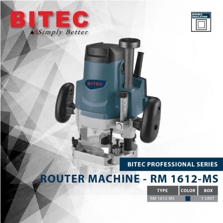 BITEC Mesin Potong Putar Router Machine 220V Potong Kayu MDF Triplek Garansi 1 Tahun RM 1612-MS