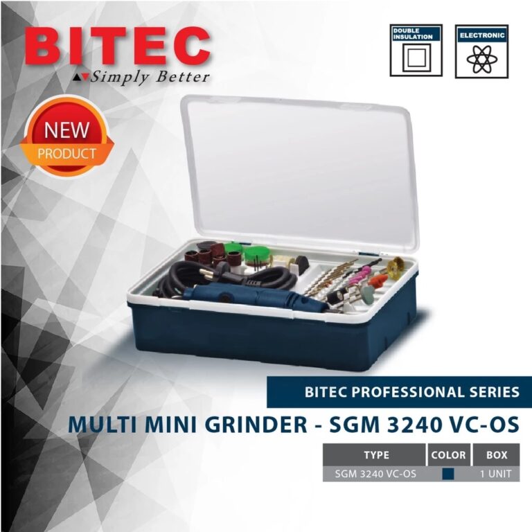BITEC Mini Grinder Multifungsi 200W + Flexible Shaft Variable Speed Garansi 1 Tahun SGM 3240 VC-OS