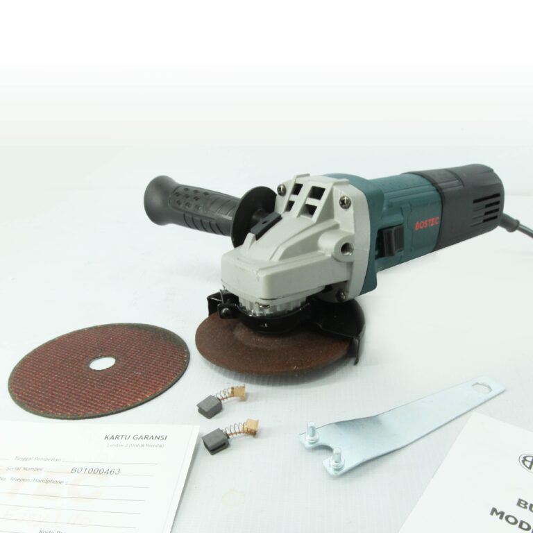 Bostec GM 4600-JX Mesin Gerinda 4 Inch 600W 11000RPM Angle Grinder Garansi 1 Tahun