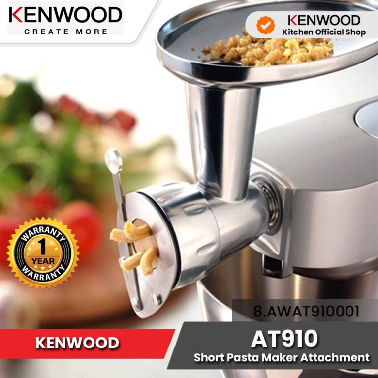 Kenwood Short Pasta Maker Pembuat Pasta Pendek 12 Cetakan Garansi Resmi 1 Tahun AT910