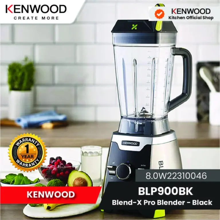 Kenwood Blender X Profesional 1600W Smoothie Soup Ice Crush Garansi Resmi 1 Tahun BLP900BK