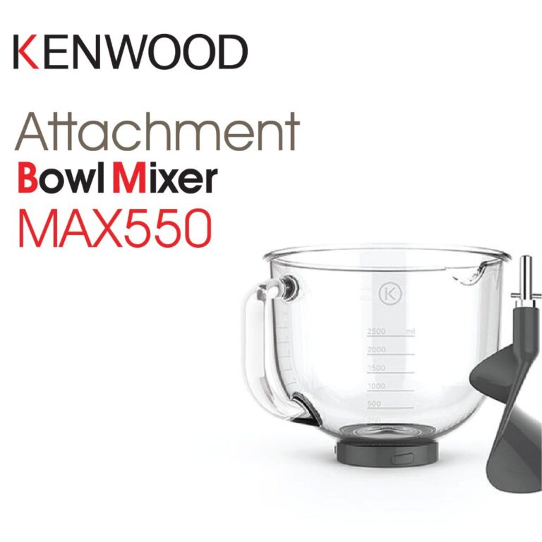 Kenwood Bowl Mixer Kaca Aksesoris Mixer kMix KMX50 Premium Garansi 1 Tahun MAX550
