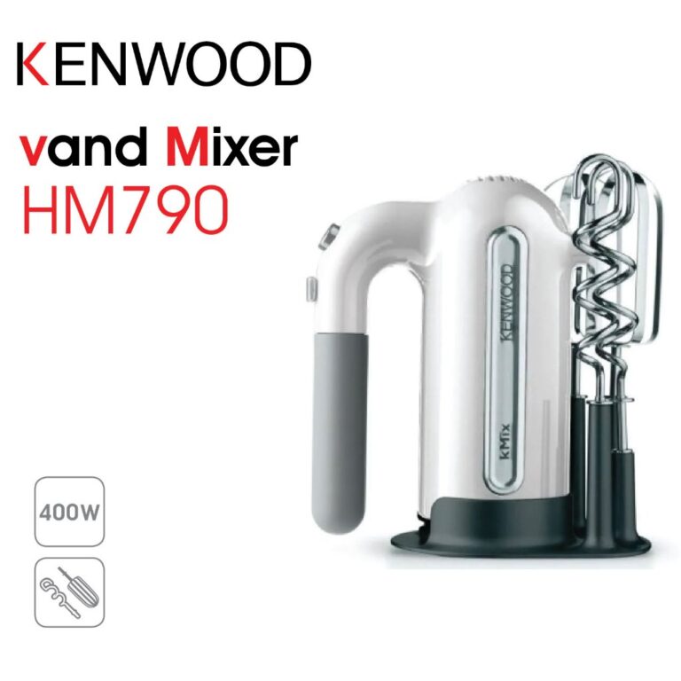 Kenwood Hand Mixer 5 Speed Alat Mixer Adonan Praktis Metal White Garansi 1 Tahun HM790