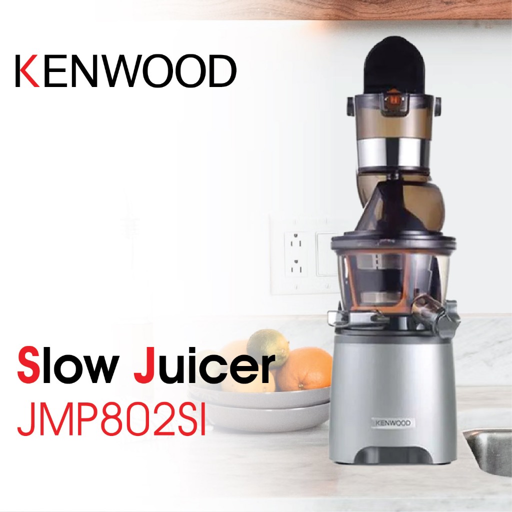 Kenwood Slow Juicer Premium Pure Slowpress 1.5L Kapasitas Besar Garansi Resmi 1 Tahun JMP802SI