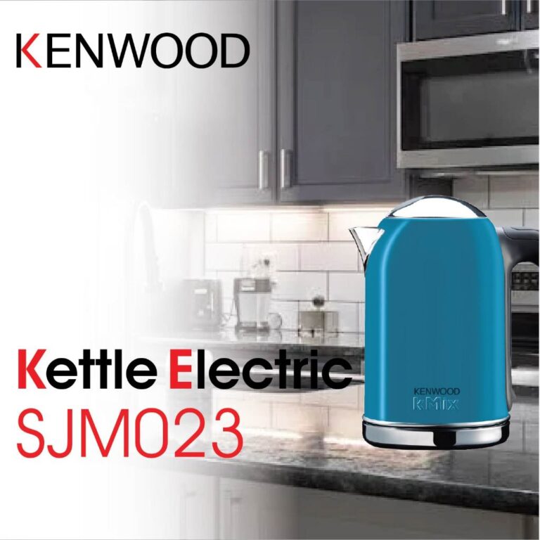 Kenwood Electric Kettle Teko Pemanas Air Stainless Steel 1L Cepat Panas Garansi Resmi 1 Tahun SJM023