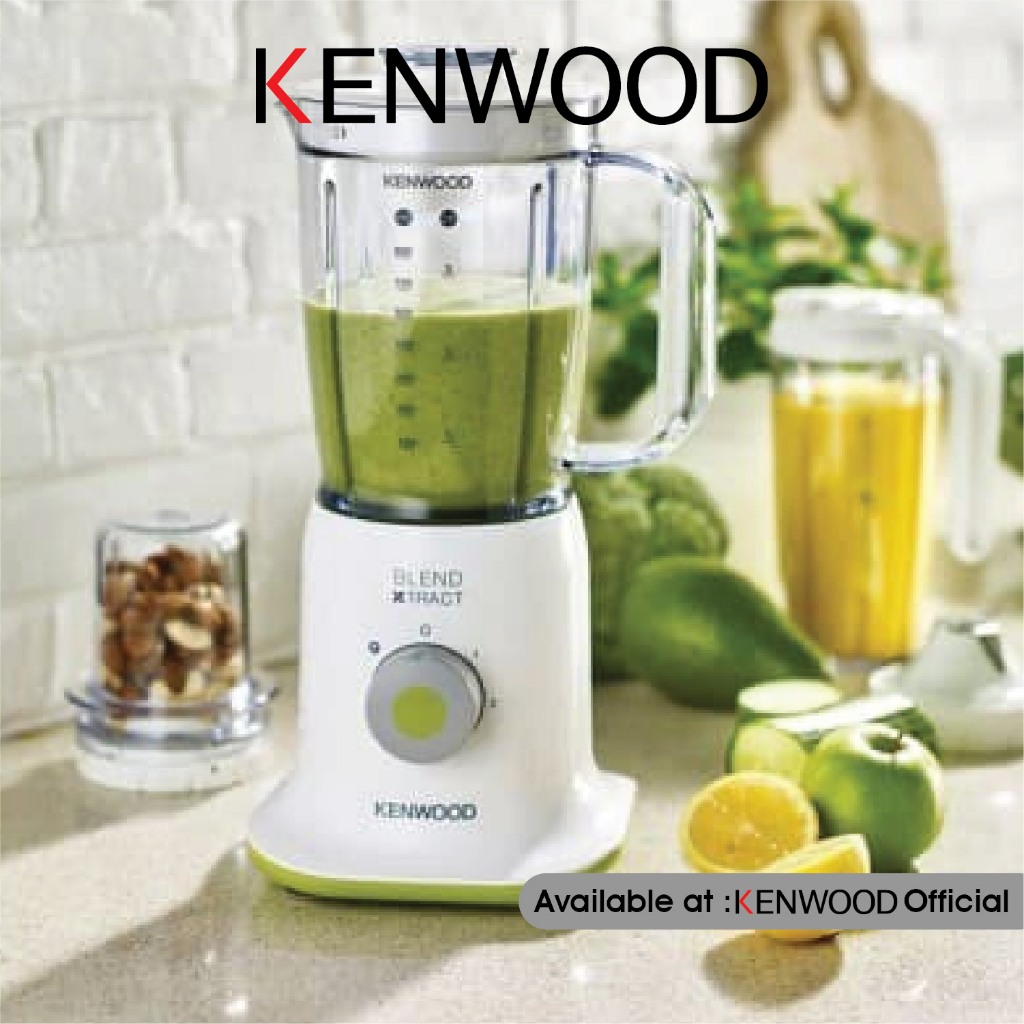 Kenwood Blender 3 in 1 Smoothie Bumbu Kopi Multifungsi Garansi 1 Tahun BL 237 Putih Hijau