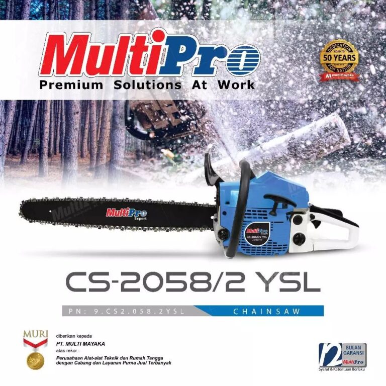 MULTIPRO - GERGAJI MESIN UKURAN 20 INCH - CS-2058/2 YSL - GARANSI RESMI 1 THN
