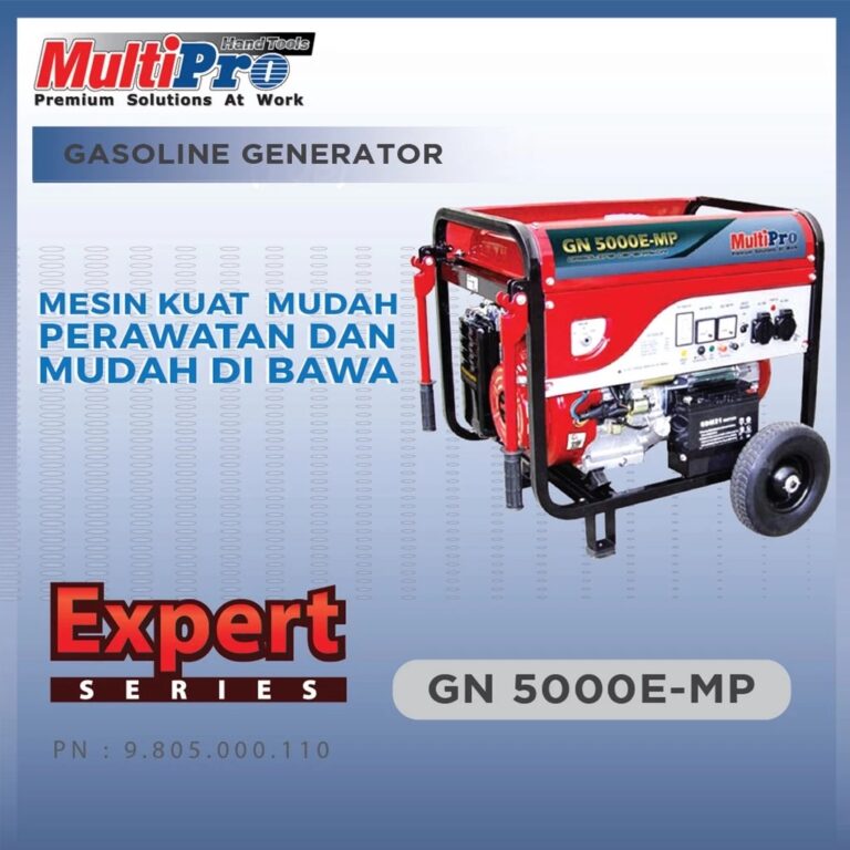 MULTIPRO - Gasoline Generator - GN 5000E-MP - GARANSI RESMI 1 TAHUN