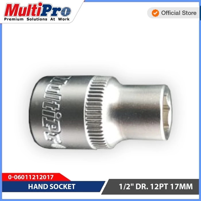 MULTIPRO - KUNCI SOCK 1/2" DR6PT / 12PT / HAND SOCKET 6PT - GARANSI RESMI 1 TAHUN