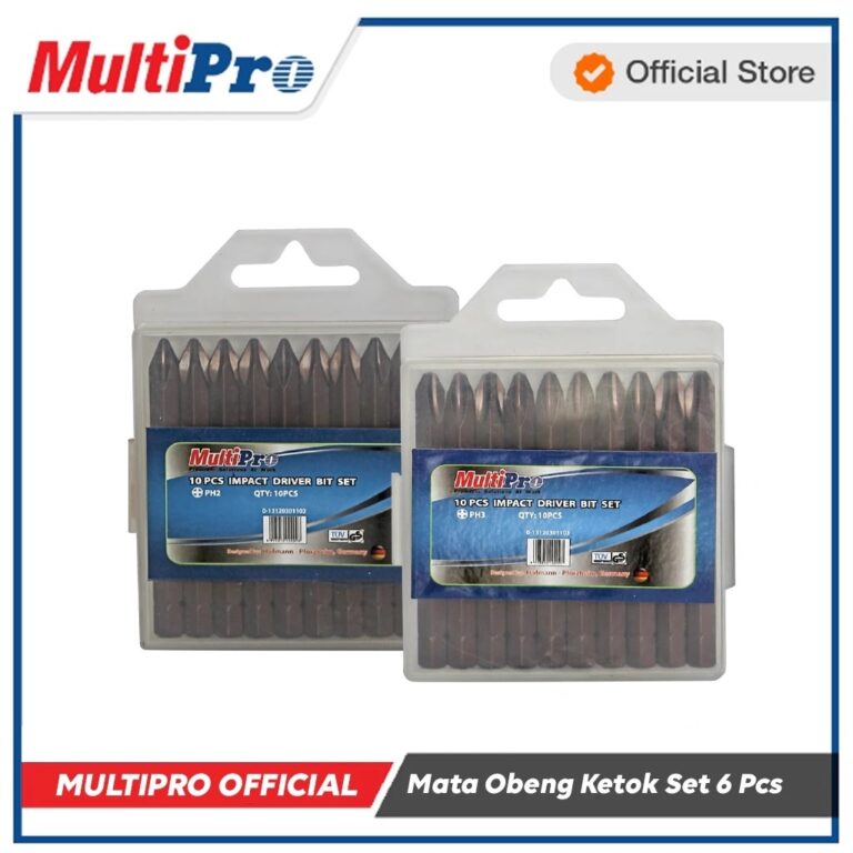 MULTIPRO - MATA OBENG KETOK SET / IMPACT DRIVER BIT SET - GARANSI RESMI 1 TAHUN
