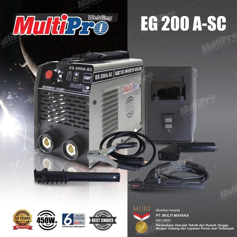 MULTIPRO - MESIN LAS - EG 200 A-SC - GARANSI RESMI 1 TAHUN