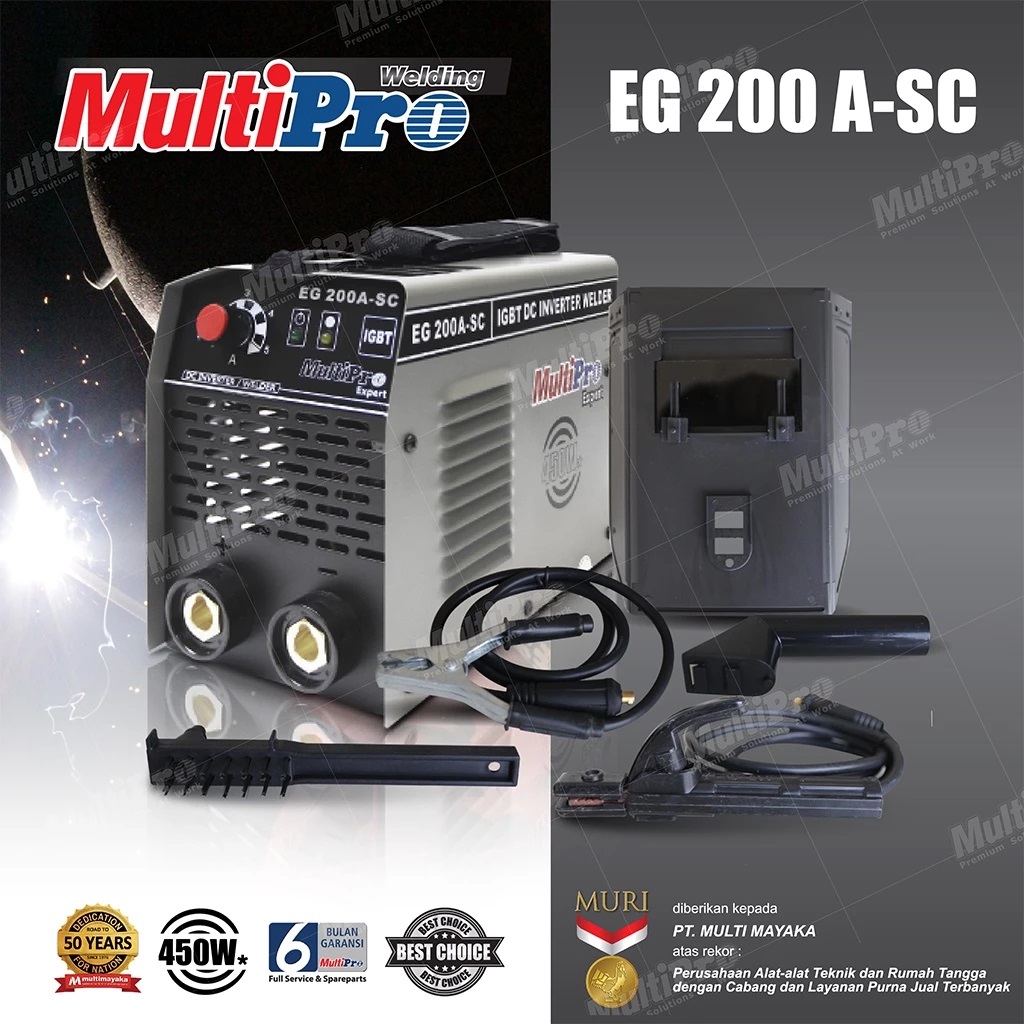 MULTIPRO - MESIN LAS - EG 200 A-SC - GARANSI RESMI 1 TAHUN