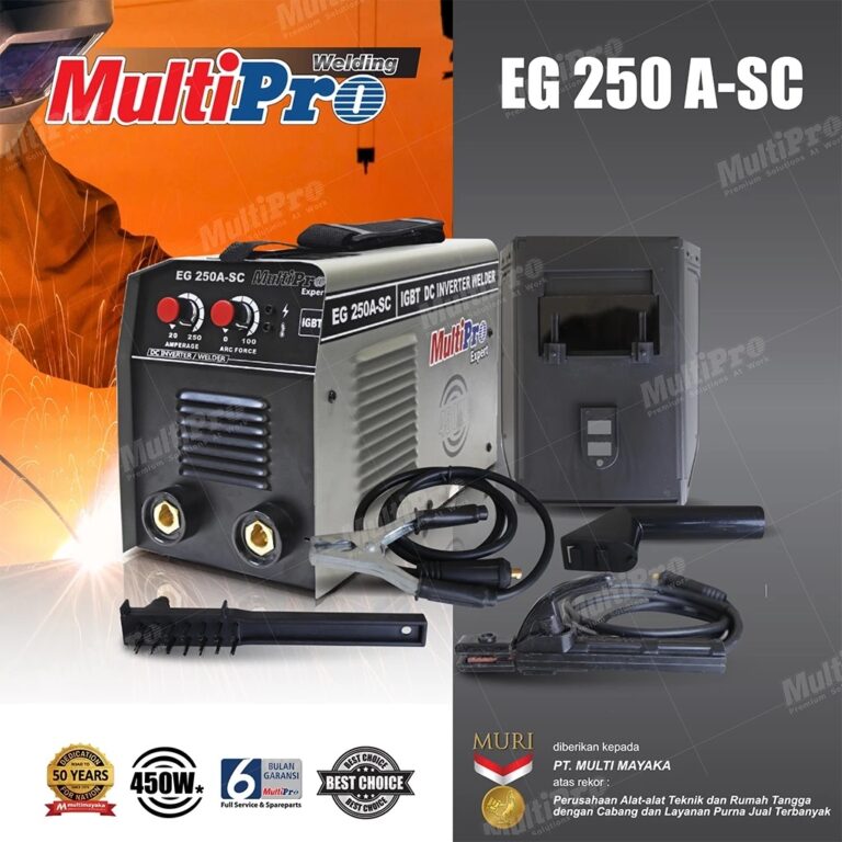 MULTIPRO - MESIN LAS - EG 250 A-SC - GARANSI RESMI 1 TAHUN