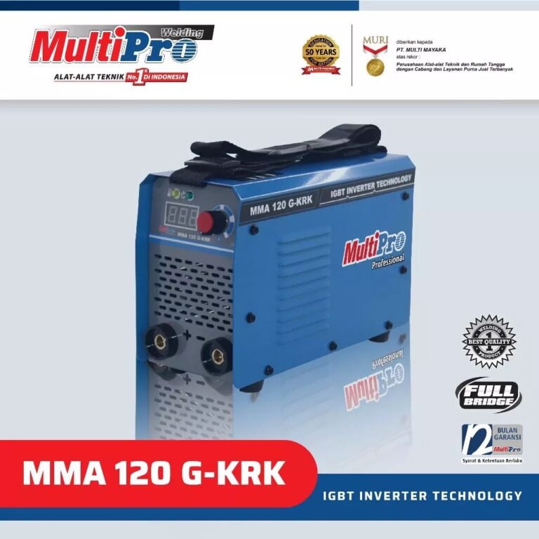 MULTIPRO - MESIN LAS MMA 120 G-KRK / WELDING MACHINE - GARANSI RESMI 1 TAHUN