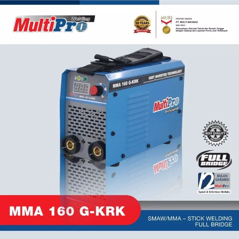 MULTIPRO - MESIN LAS MMA 160 G-KRK / WELDING MACHINE - GARANSI RESMI 1 TAHUN