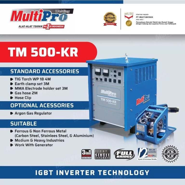 MULTIPRO - MESIN LAS TM 500-KR - GARANSI 1 THN
