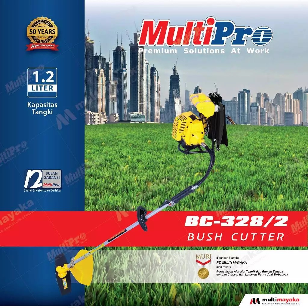 MULTIPRO - MESIN POTONG RUMPUT / BUSH CUTTER - BC-328/2 – GRNSI 1 TH