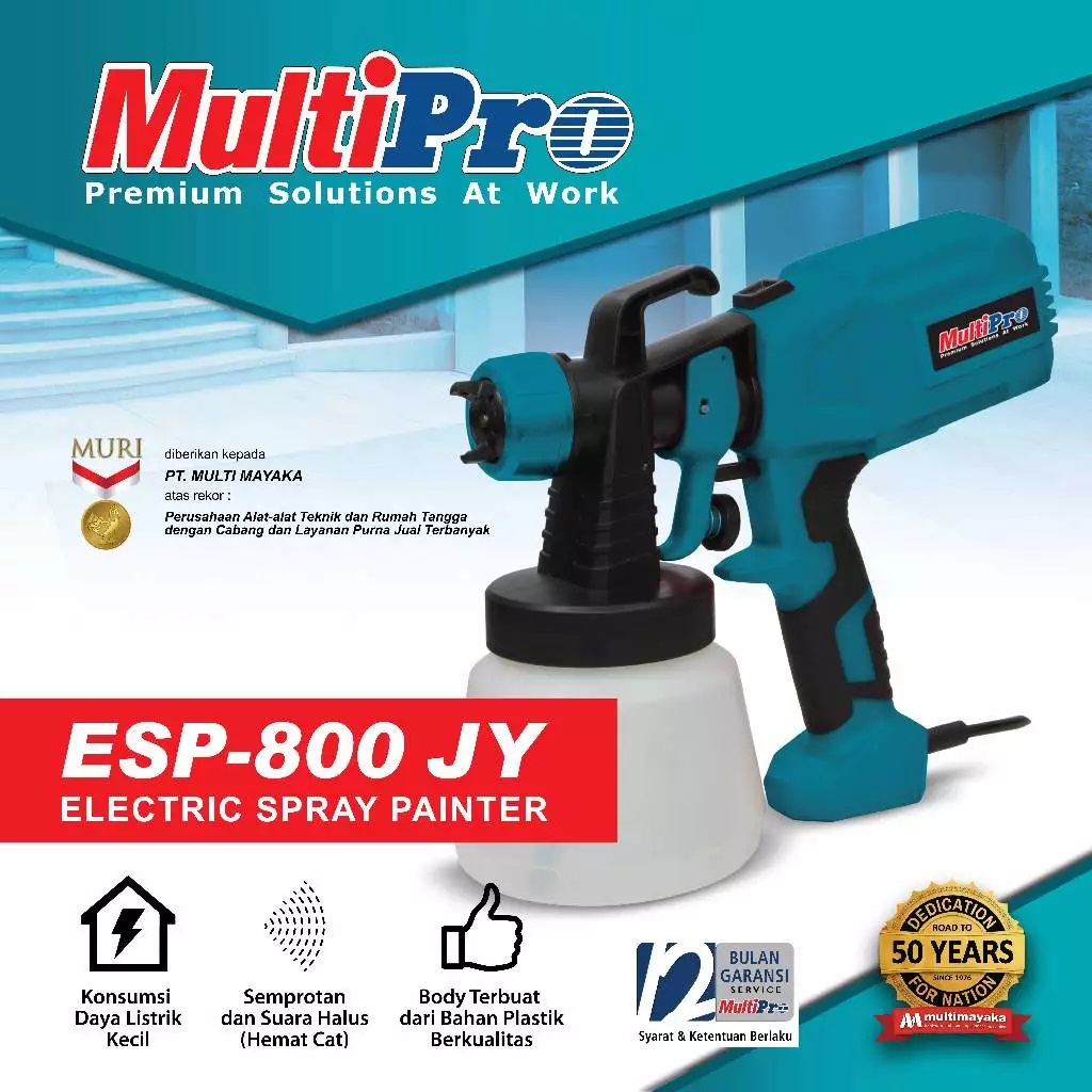 MULTIPRO - MESIN SPRAY GUN PORTABLE/ ELEKTRIK - ESP 800 JY - GARANSI 1 THN