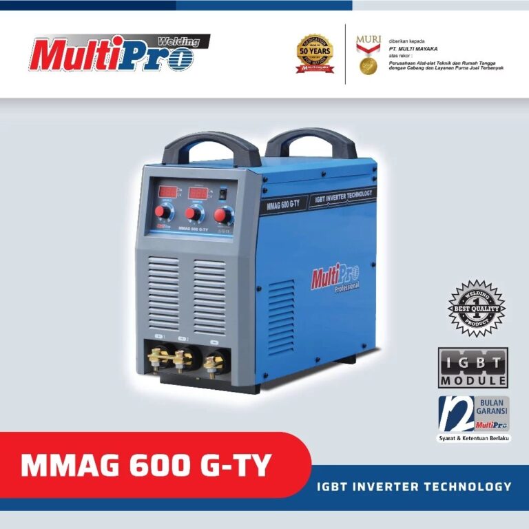 MultiPro Mesin Las Inverter Heavy Duty Welder Industri MMAG 600 G TY Garansi Resmi 1 Tahun