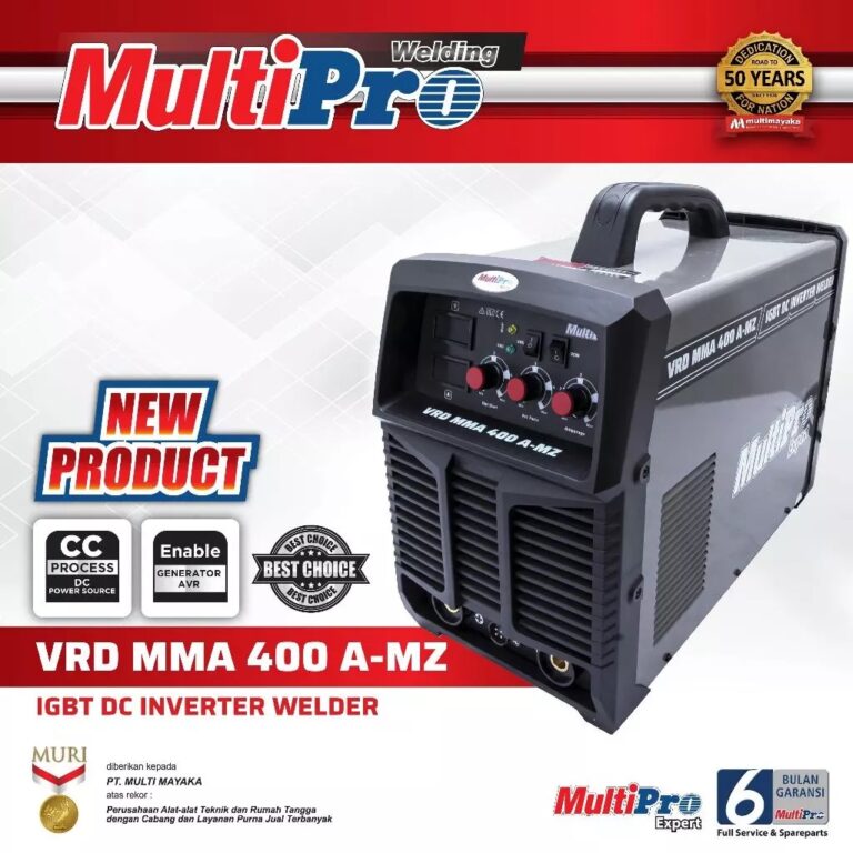 MultiPro Mesin Las Listrik IGBT DC Inverter Welder 400A VRD MMA 400 A-MZ Garansi 1 Tahun