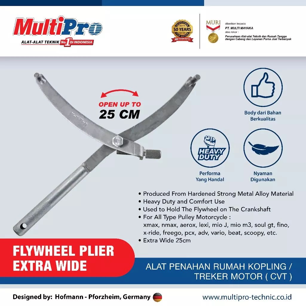 MultiPro Tang Khusus Flywheel Bongkar CVT Motor - Fly Wheel Extra Wide