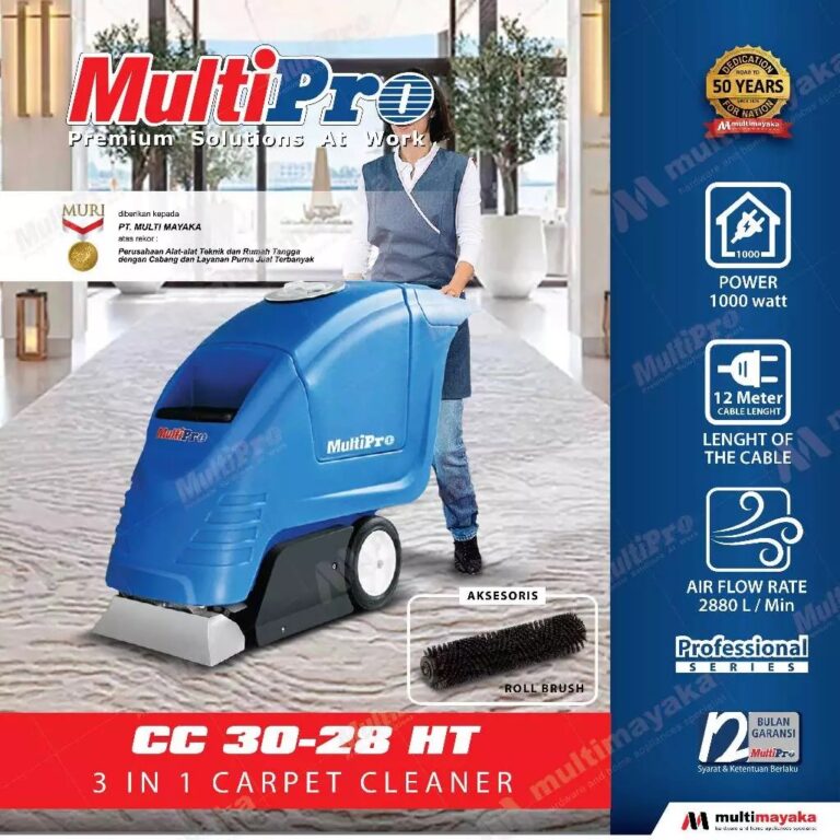 MultiPro Carpet Cleaner Mesin Pembersih Karpet Profesional Kapasitas 30L Garansi 1 Tahun CC 30-28 HT