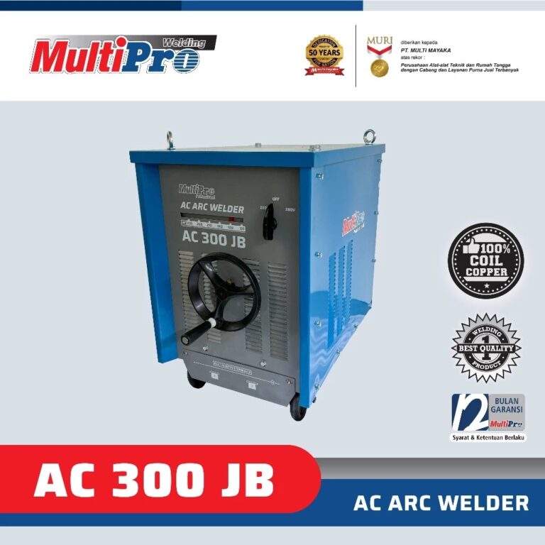 MultiPro Mesin Las Welding Machine AC 300 JB Garansi 1 Tahun Heavy Duty