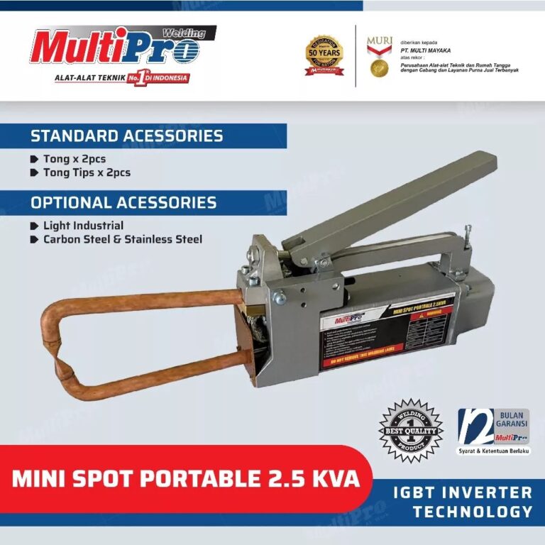 MultiPro Mini Spot Welder 2.5 KVA Mesin Las Spot Portable Garansi Resmi 1 Tahun