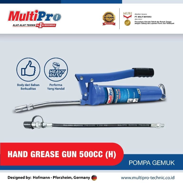 MultiPro Pompa Gemuk 500cc Hand Grease Gun Manual Alat Bengkel Mobil