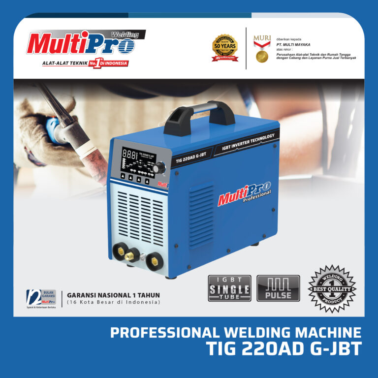 MULTIPRO - MESIN LAS TIG 220AD G-JBT / WELDING MACHINE - GARANSI RESMI 1 TAHUN
