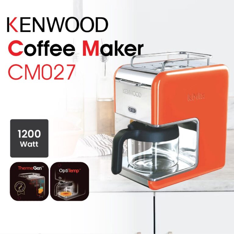Kenwood Mesin Pembuat Kopi Sistem Tetes Coffee Maker CM027 Garansi Resmi 1 Tahun