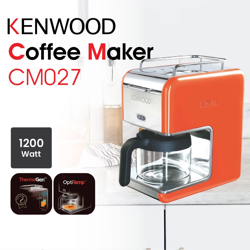 Kenwood Mesin Pembuat Kopi Sistem Tetes Coffee Maker CM027 Garansi Resmi 1 Tahun