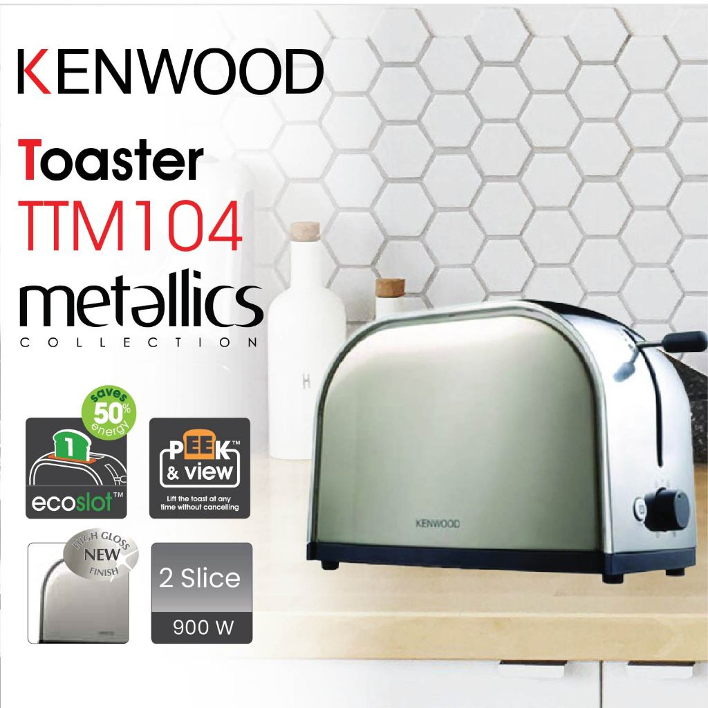 Kenwood Pemanggang Roti Toaster TTM104 Garansi Resmi 1 Tahun