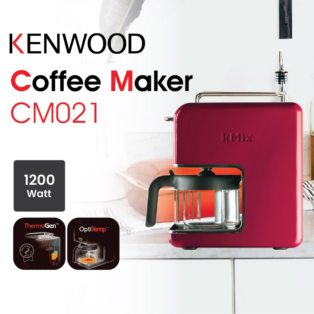 Kenwood Coffe Maker Mesin Kopi CM021 Garansi Resmi 1 Tahun