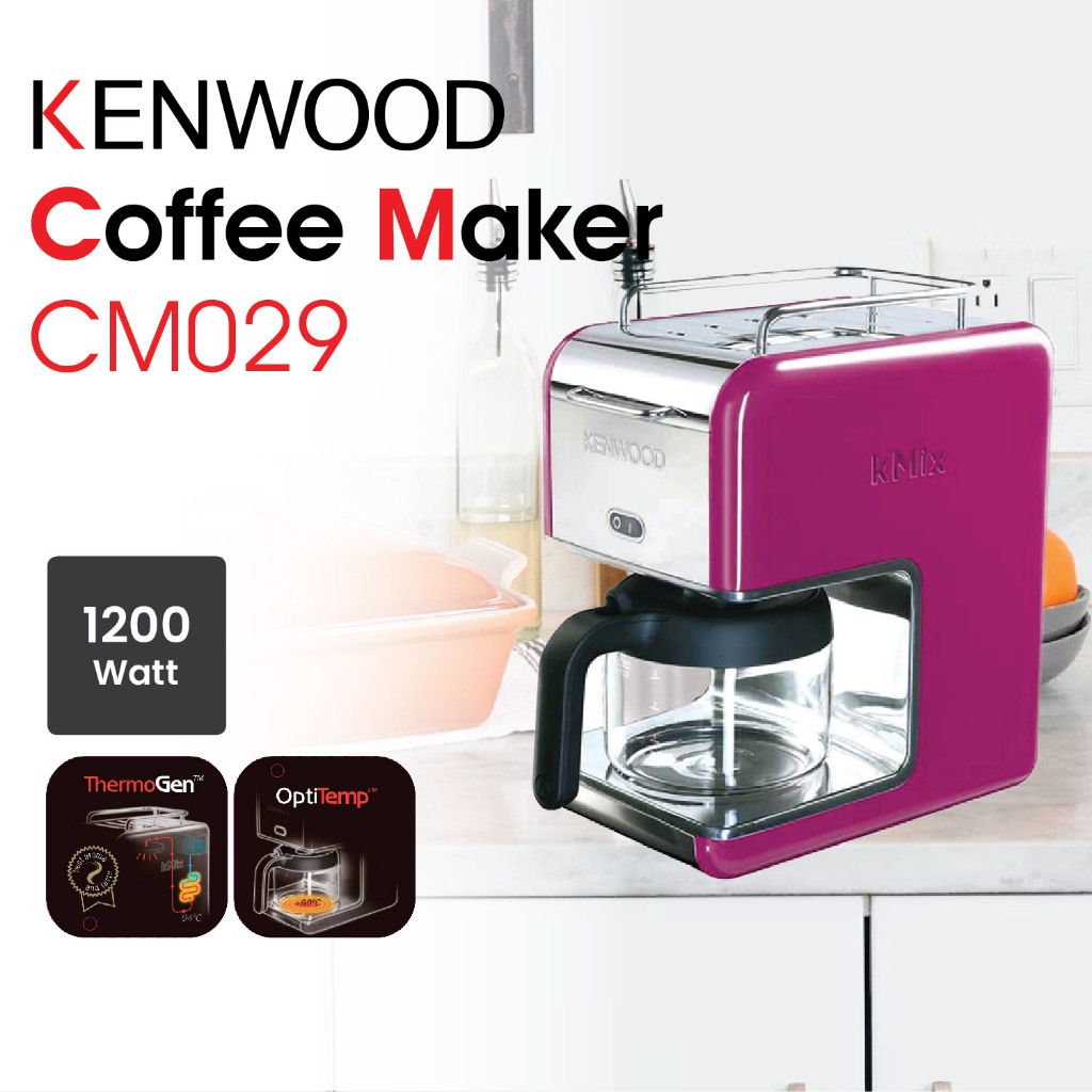 Kenwood Coffe Maker Tetes CM029 Garansi Resmi 1 Tahun