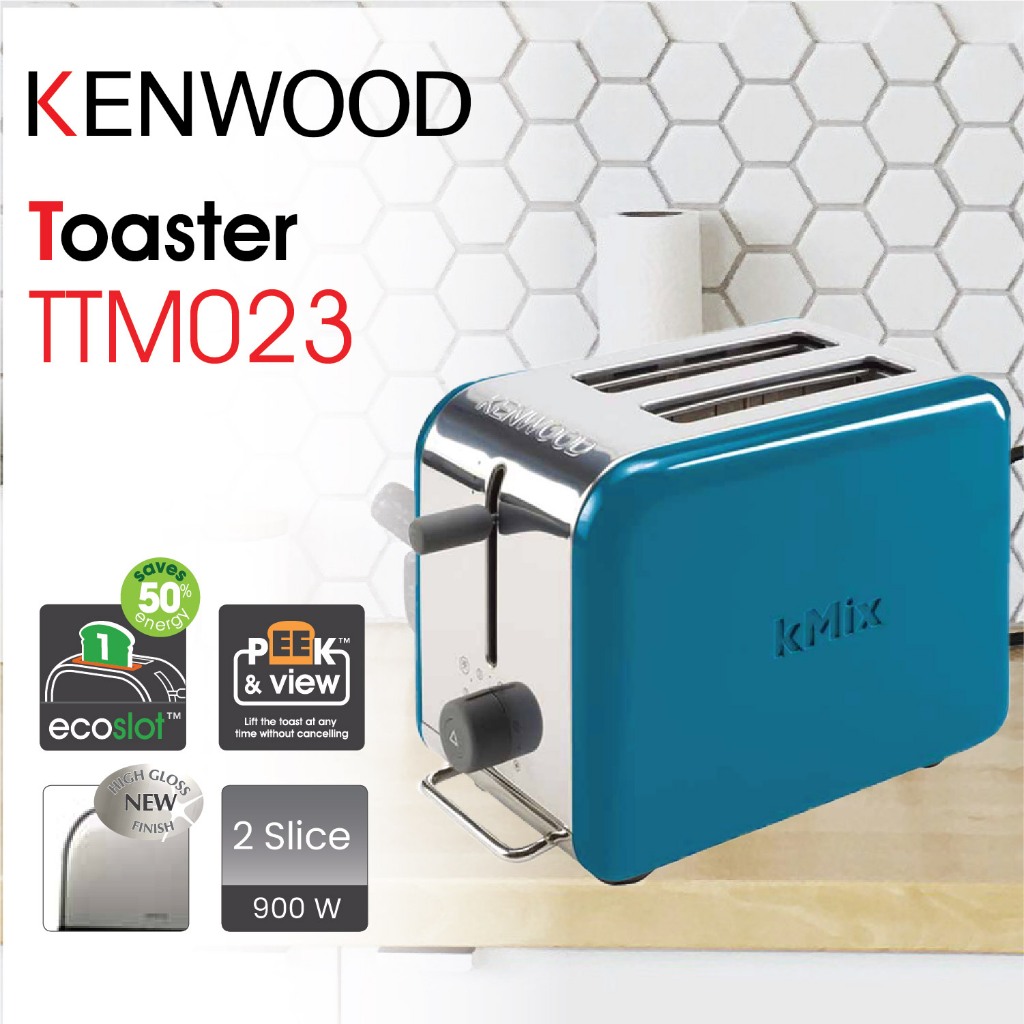 Kenwood Toaster Pemanggang Roti Toaster TTM023 Garansi Resmi 1 Tahun