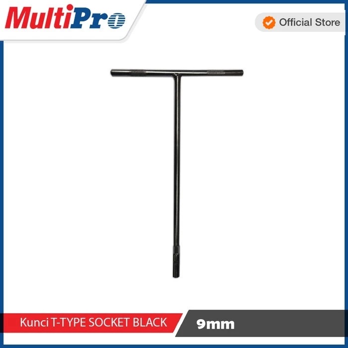 MULTIPRO - KUNCI PAS SOKET TIPE-T (HITAM) / T-TYPE SOCKET WRENCH (BLACK)