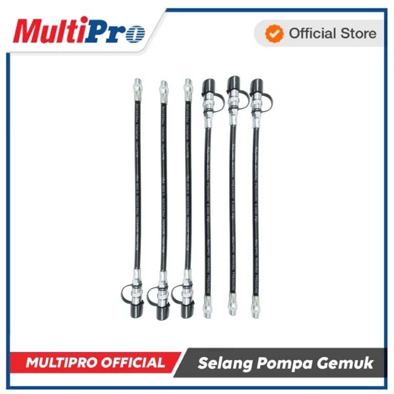 MULTIPRO - SELANG POMPA GEMUK / HAND GREASE GUN HOSE SET (6 PCS) - GARANSI RESMI 1 TAHUN