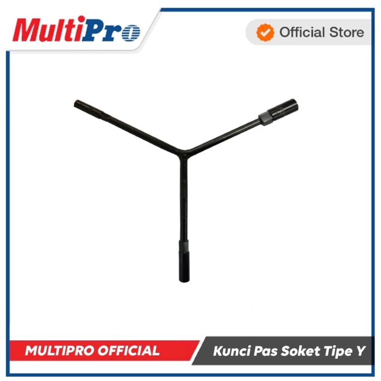 MultiPro Kunci Pas Soket Tipe-Y Panjang (Hitam) Baja Vanadium Banyak Varian Ukuran Garansi 1 Tahun
