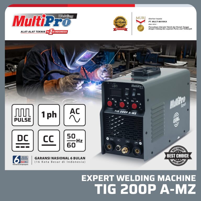 MultiPro Mesin Las Argon TIG 200P A-MZ