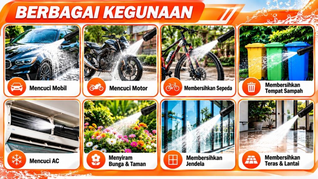 multi mayaka mayaka elektronik cordless jet washer mayaka cjw-50 gx
